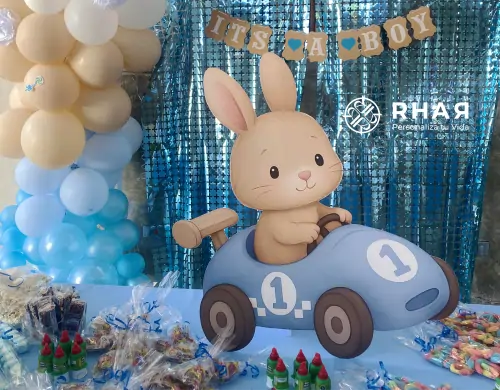 Diseño geométrico abstracto en tonos fríos